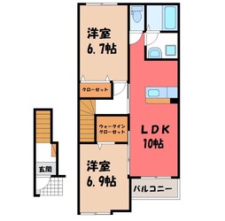 サニーパレットの物件間取画像